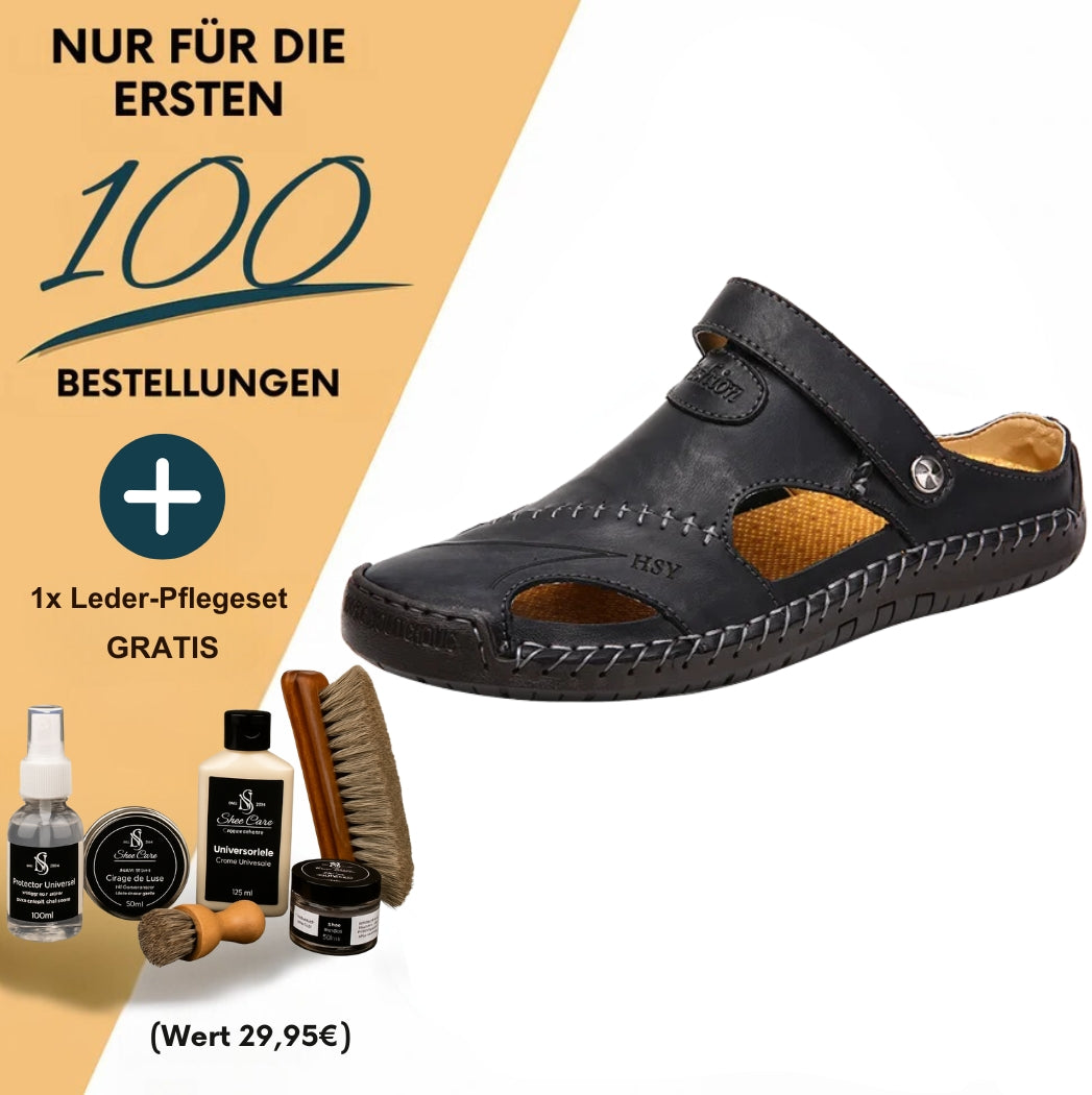 Orthopädische Ledersandalen