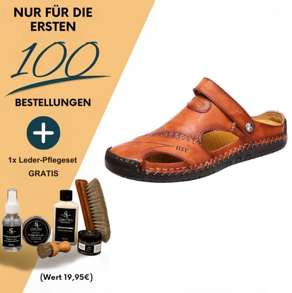Orthopädische Ledersandalen