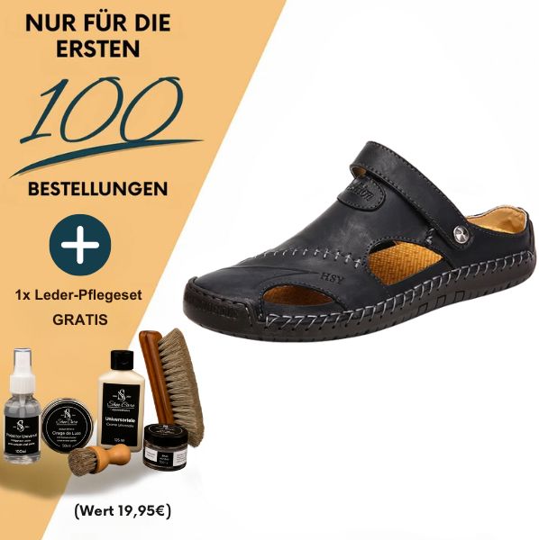 Orthopädische Ledersandalen
