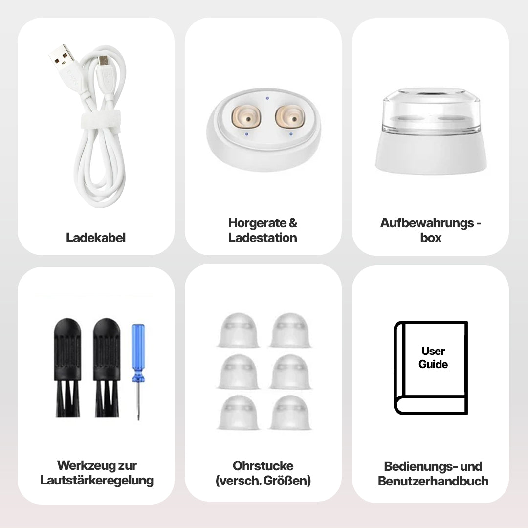 Vita® - unsichtbare CIC Hörhilfe