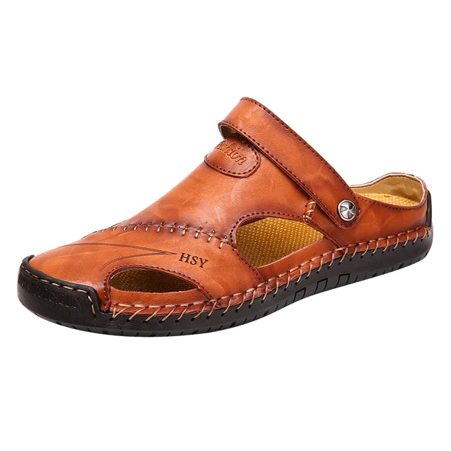Orthopädische Ledersandalen