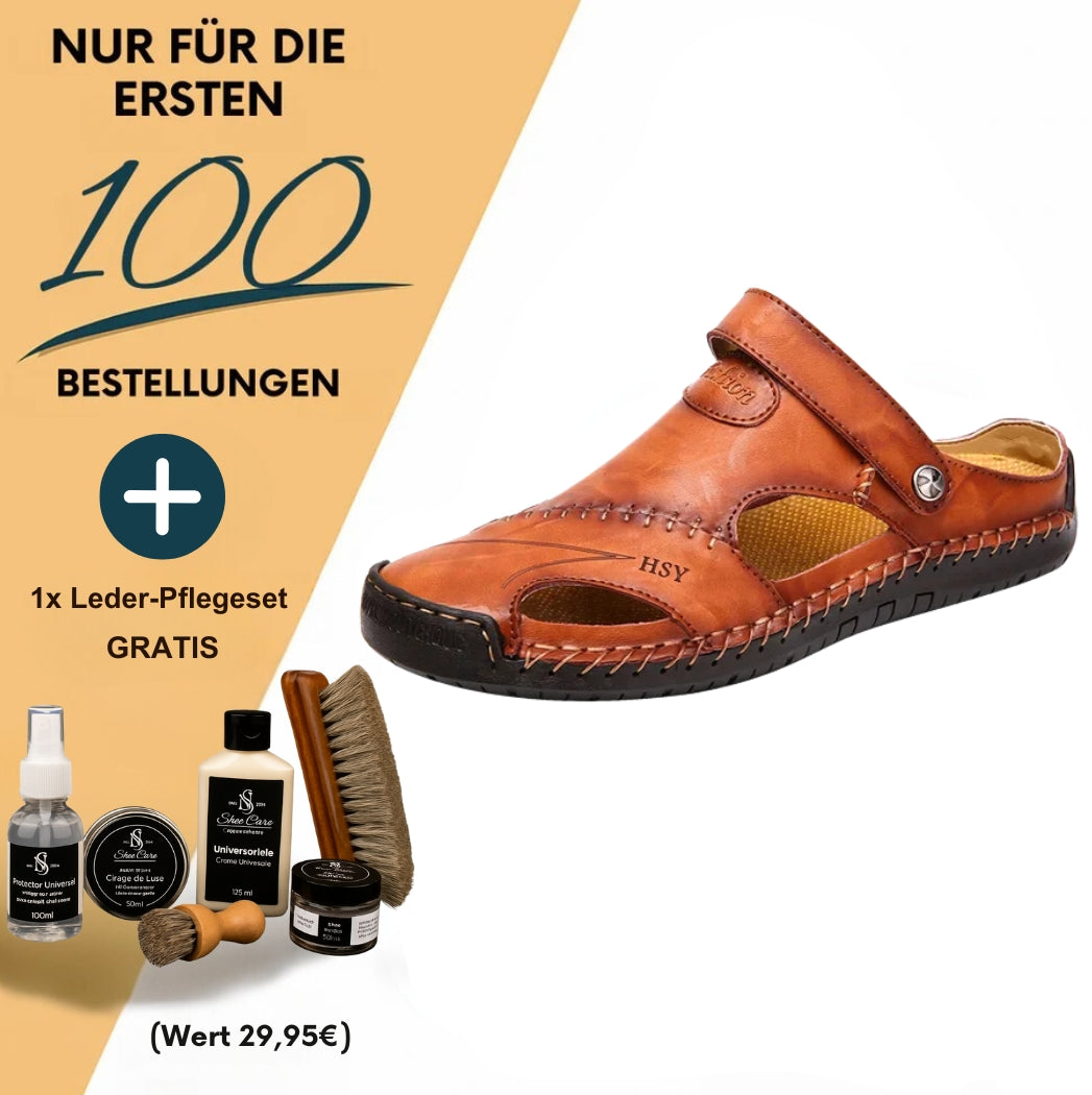 Orthopädische Ledersandalen