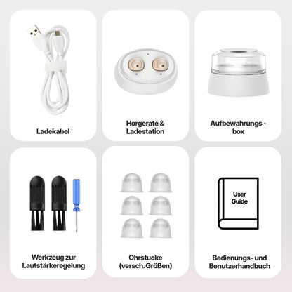 Vita® - unsichtbare CIC Hörhilfe